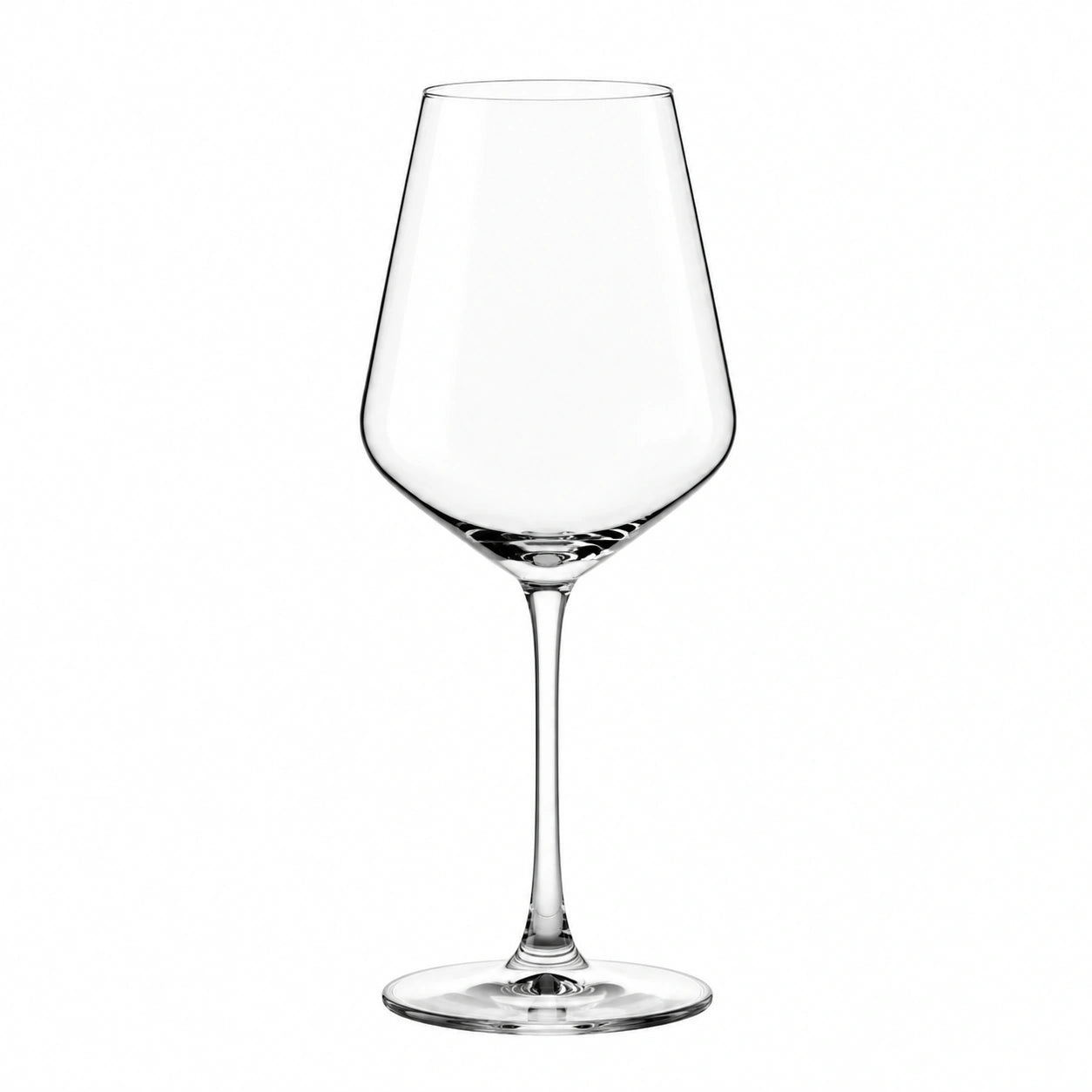 Calice da vino 550 ml in vetro trasparente 24 cm - coppa ampia a stelo lungo