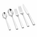Set posate 5 pezzi 14-23 cm in acciaio inox argento lucido per tavola