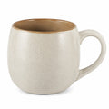 Tazza 450 ml in ceramica beige con manico - stile rustico